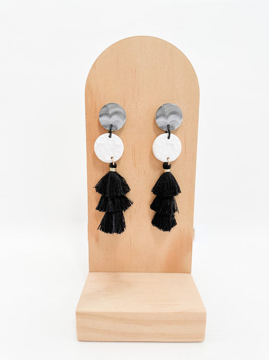 Black Tassel Dangles