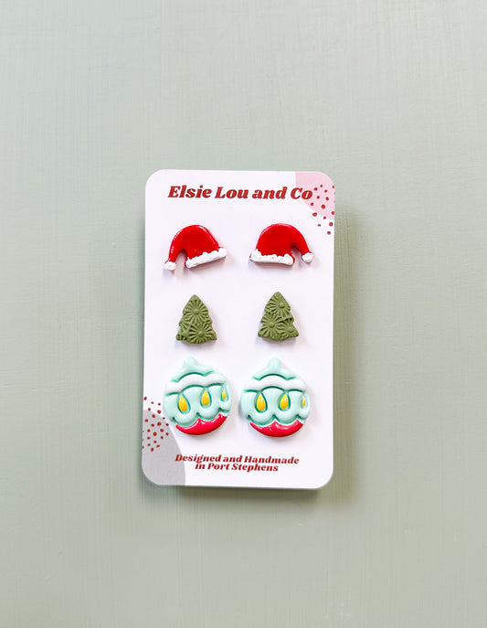 Santa Hat Stud Pack